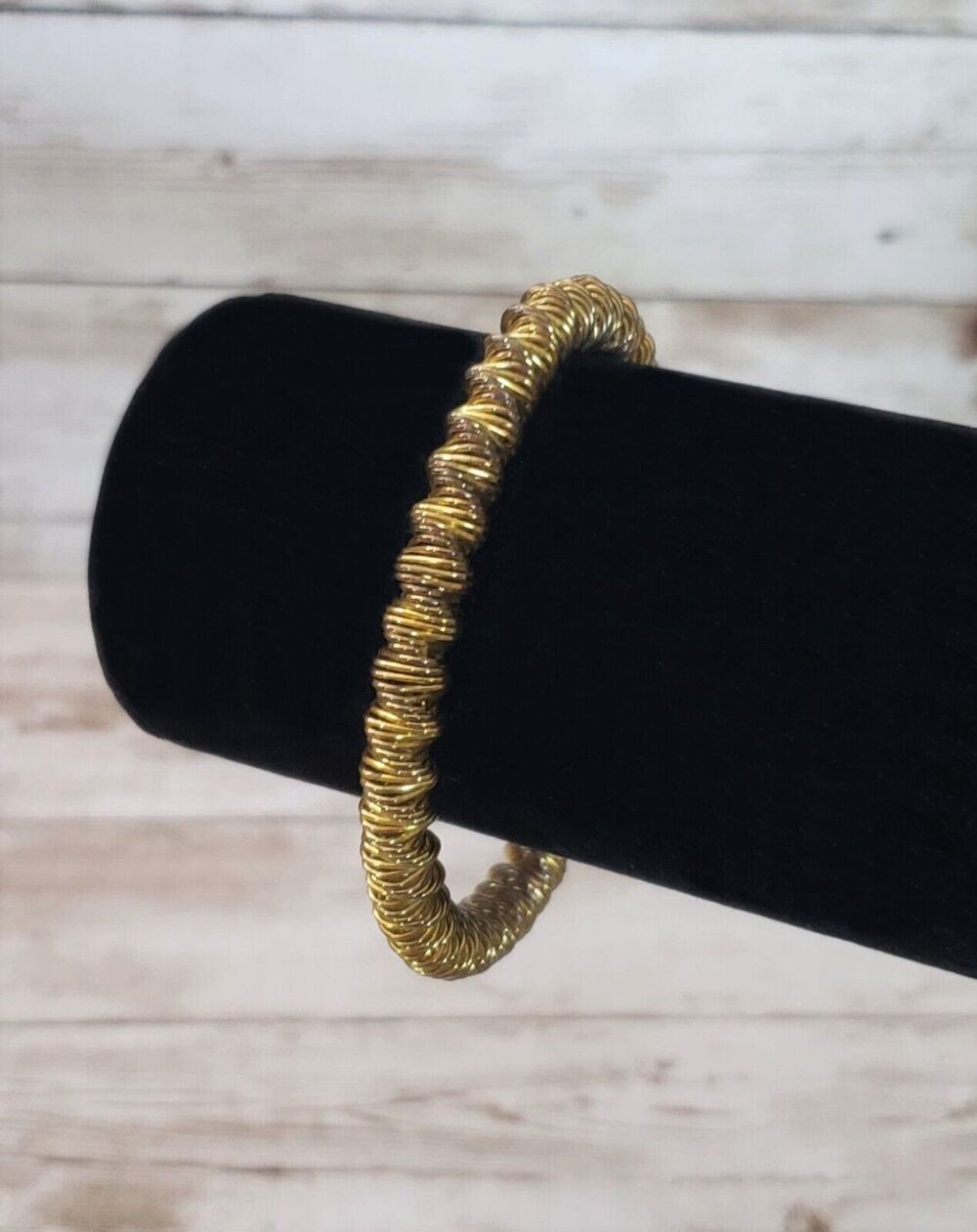 Vintage Bracelet / Bangle - Twisted Metal 7.5"